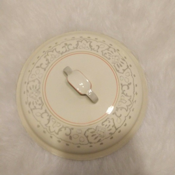 Vintage Wood Ivory Home Vegetable Serving Bowl Dish With Lid England - Picture 7 of 10